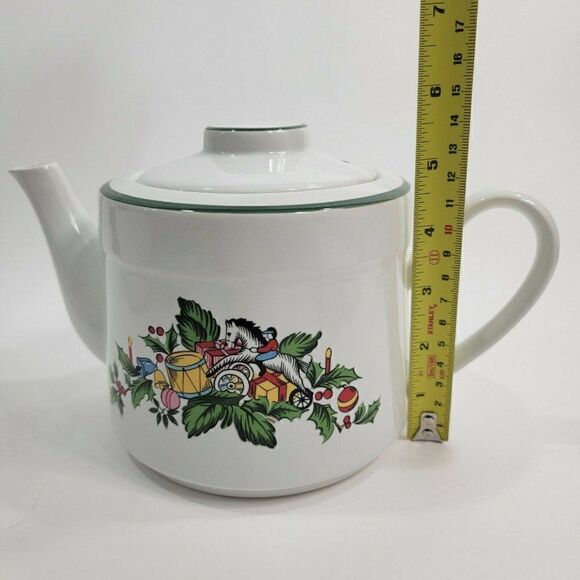 Vintage Christmas Noel Tradition Teapot - Picture 8 of 8